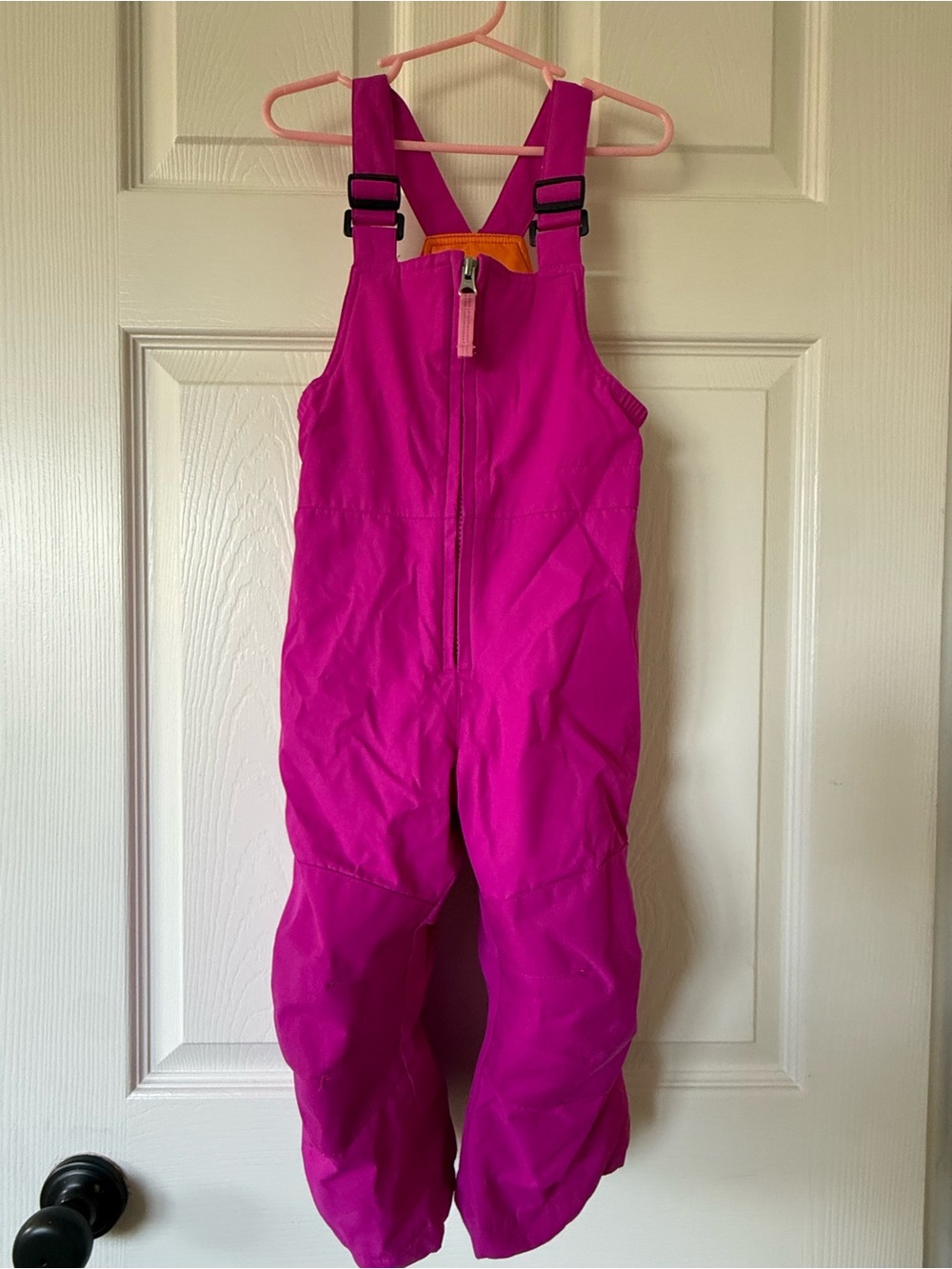 Lands' End Kids Toddler Pink Waterproof Snow Overalls 2T